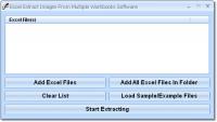 Excel Extract Images From Multiple Workbooks Software 7.0 screenshot. Click to enlarge!