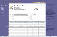 Excel Invoice Template 1.60 screenshot. Click to enlarge!