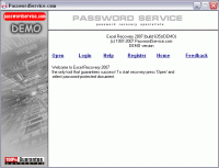 Excel Recovery 2007 screenshot. Click to enlarge!
