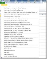 Excel Remove Text, Spaces & Characters From Cells Software 7.0 screenshot. Click to enlarge!