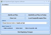 Excel Significant Digits (Figures) Software 7.0 screenshot. Click to enlarge!