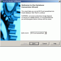 Excel-to-Oracle 2.1 screenshot. Click to enlarge!