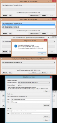 Exil IPFilter Updater Portable 3.1 screenshot. Click to enlarge!
