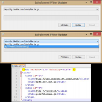 Exil IPFilter Updater 3.1 screenshot. Click to enlarge!