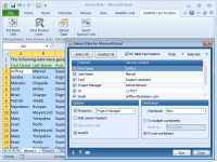 Extract Data for Microsoft Excel 2.2.4.54 screenshot. Click to enlarge!