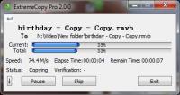 ExtremeCopy Pro 2.3.3 screenshot. Click to enlarge!