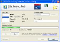 F-Recovery for CompactFlash 2.1 screenshot. Click to enlarge!