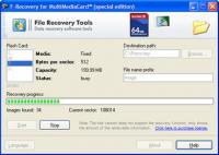 F-Recovery for MultiMediaCard 1.8 screenshot. Click to enlarge!