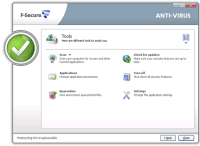 F-Secure Antivirus 16.3 screenshot. Click to enlarge!