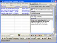 FAQ Organizer Deluxe 4.21 screenshot. Click to enlarge!