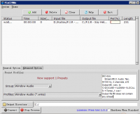FLAC2WMA 1.0.2 screenshot. Click to enlarge!