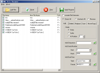 FMS File Renamer 2.1.7 screenshot. Click to enlarge!