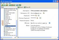FOX Password Safe 2.1 screenshot. Click to enlarge!