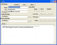 FTP Client Engine for PowerBASIC 3.2 screenshot. Click to enlarge!