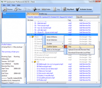 FTP Synchronizer 4.0.73 screenshot. Click to enlarge!