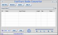 FairStars Audio Converter 2.10 screenshot. Click to enlarge!