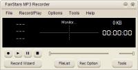 FairStars MP3 Recorder 2.40 screenshot. Click to enlarge!