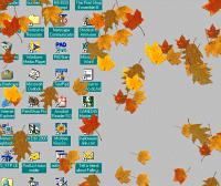 Falling Autumn Leaves Screensaver 1.6 screenshot. Click to enlarge!
