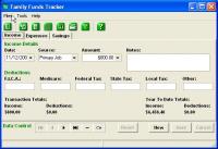 Family Funds Tracker 2.2 screenshot. Click to enlarge!