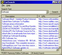 FavSearch 1.5 screenshot. Click to enlarge!