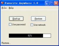 Favorite Anywhere 1.0 screenshot. Click to enlarge!