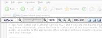 Febooti ieZoom toolbar 1.5 screenshot. Click to enlarge!