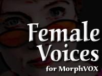 Female Voices - MorphVOX Add-on 3.3.2 screenshot. Click to enlarge!