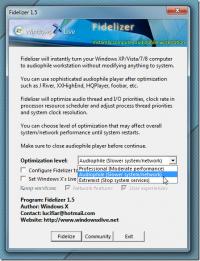 Fidelizer 7.6 screenshot. Click to enlarge!