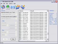 File Search for LAN 1.1 screenshot. Click to enlarge!