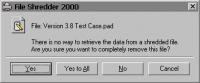 File Shredder 2000 4.5 screenshot. Click to enlarge!