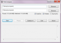 FileCompare 1.6.1.34 screenshot. Click to enlarge!