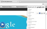 Find My Bookmarks 1.1.4 screenshot. Click to enlarge!