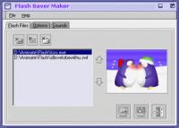 Flash Saver Maker 1.68 screenshot. Click to enlarge!
