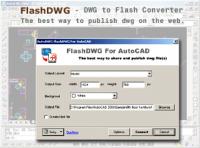 FlashDWG-DWG to Flash Converter 1.2 screenshot. Click to enlarge!