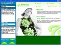 FlashWebKit Flash Website Builder 2.1 screenshot. Click to enlarge!