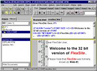 FlexSite 2.8e screenshot. Click to enlarge!