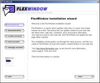 FlexWizard - Site management via e-mail 1.2 screenshot. Click to enlarge!
