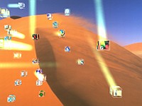 Flying Icons 3D Screensaver 1.1 screenshot. Click to enlarge!