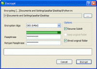 Folder Crypt 3.4.1020 screenshot. Click to enlarge!