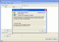 Folder Watchdog Service 2 1.6.8.0 screenshot. Click to enlarge!