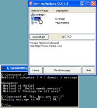 Fomine NetSend 1.4 screenshot. Click to enlarge!
