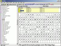 FontMap 2.41 screenshot. Click to enlarge!