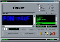 FontPage 3.0.2 screenshot. Click to enlarge!
