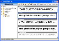 FontsOnCD 0.9b screenshot. Click to enlarge!