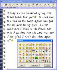 Forever Journal 2.0 screenshot. Click to enlarge!