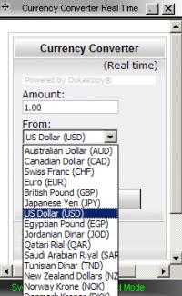 Forexbody Currency Converter 1.01 screenshot. Click to enlarge!