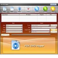 Fox DVD Ripper 8.0.7.69 screenshot. Click to enlarge!