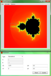 Fractal Explorer 1.0.0.0 screenshot. Click to enlarge!