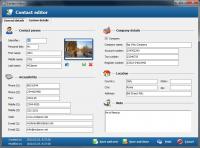 Free Address Book 1.10.2 screenshot. Click to enlarge!