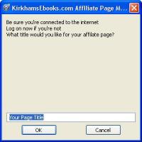 Free Affiliate Package for Affiliate Pag 1.6 screenshot. Click to enlarge!